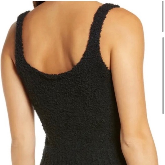 NWT SKIMS Black Bouclé Tank Top! - Picture 3 of 5
